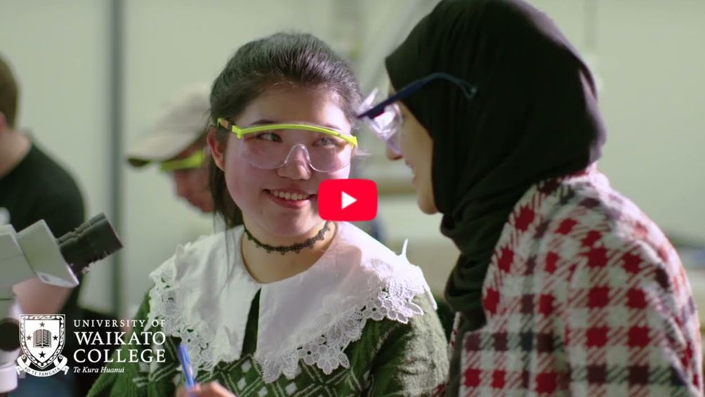 Play Video - We’re ready, are you? | Welcome to the University of Waikato College